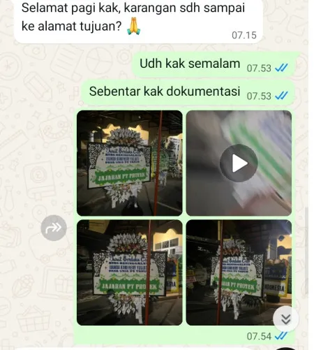 Pengiriman Papan Bunga Selamat Sawah Besar