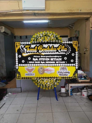 Papan Bunga di Sawah Besar